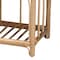 Baxton Studio Kobie Modern Bohemian Natural Brown Rattan 1-Drawer Nightstand 226-13120-ZORO - alternate 3